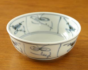 梅山窯 なずなの多用鉢(4寸)