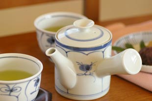 砥部焼 なずなの切立急須
