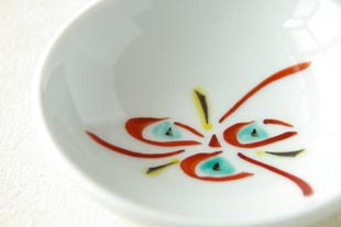 はなのまいの小皿　絵付け