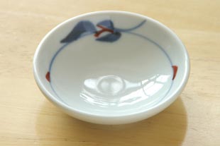 砥部焼 豆小皿(みつ葉)
