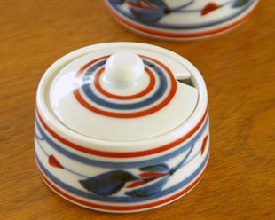 梅山窯 みつ葉の薬味入れ
