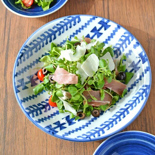 和食器・砥部焼 梅山窯の大皿