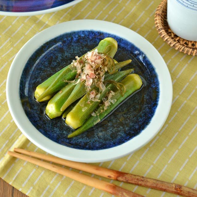 和食器・砥部焼 梅山窯の縁付皿