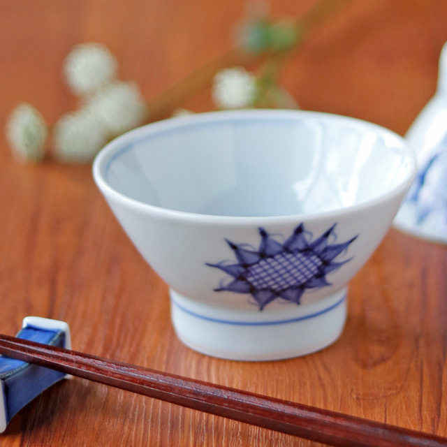 和食器・砥部焼 梅山窯の茶碗