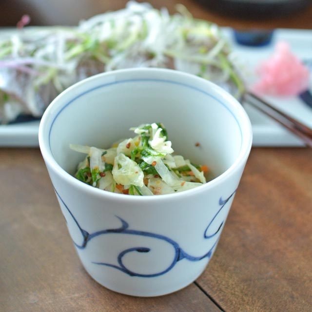 和食器・砥部焼 細からくさのそばちょこ