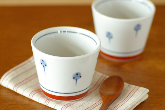 和食器・砥部焼 たんぽぽのそばちょこ