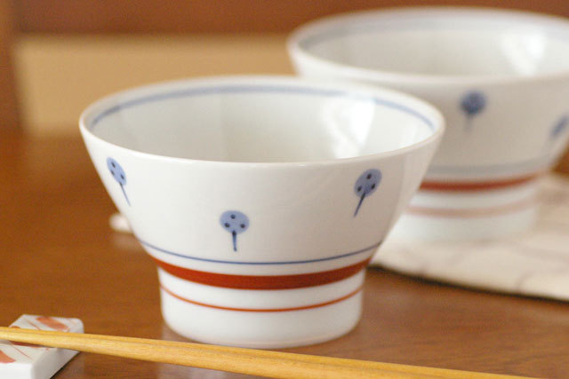 和食器・砥部焼 梅山窯 たんぽぽの茶碗(大)