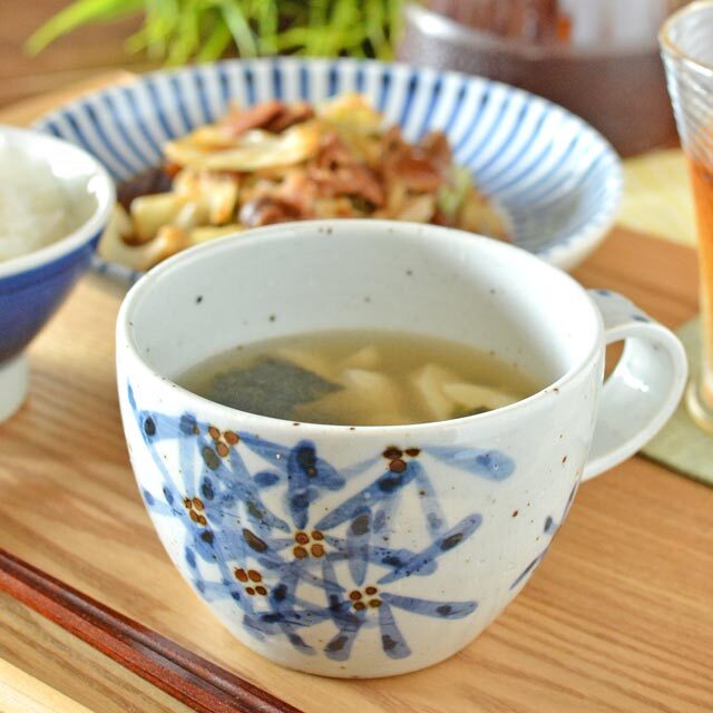 和食器・砥部焼 森陶房のスープマグ