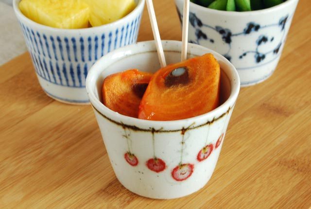 和食器・砥部焼 吊るし柿のそばちょこ(小)