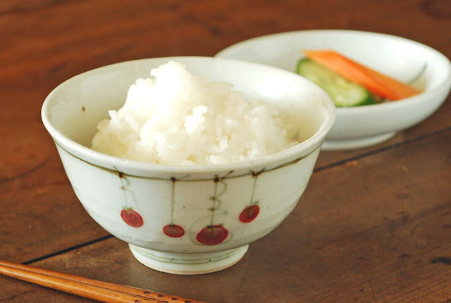 和食器・砥部焼　吊るし柿の茶碗
