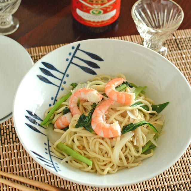 和食器・砥部焼 羽根文の広鉢(7寸)