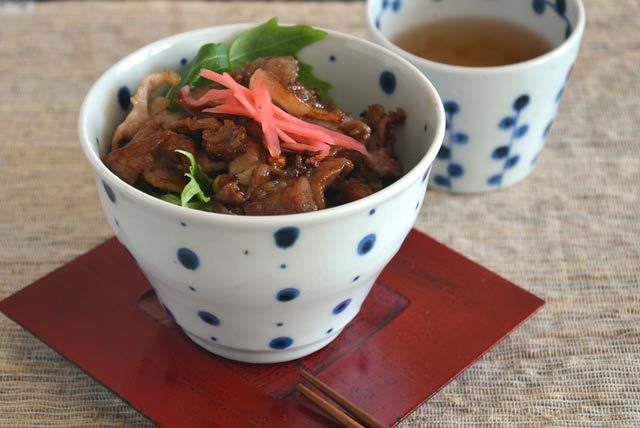 和食器・砥部焼 ブループラネットの小丼
