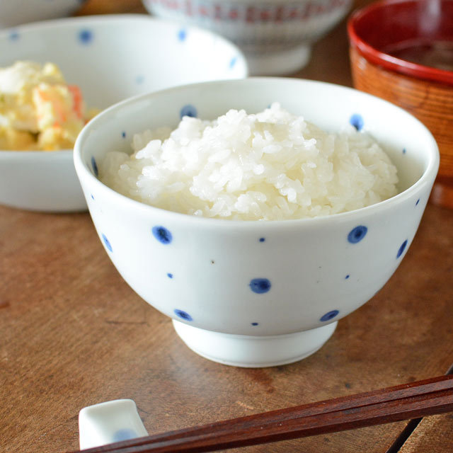 和食器・砥部焼 ブループラネットの茶碗(小)
