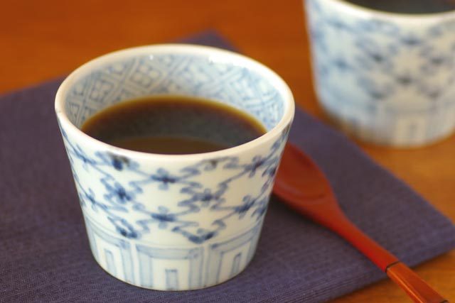 和食器・砥部焼 菱紋のそばちょこ