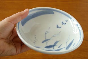 森陶房の銘々皿 すすき