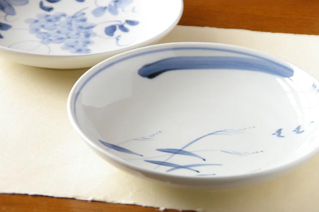 森陶房の大皿(すすき)