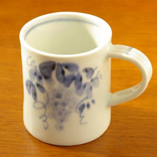 森陶房 ぶどうのマグカップ