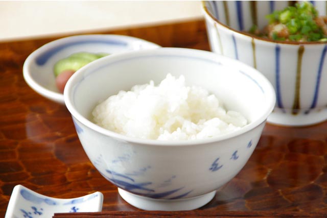 和食器・砥部焼 すすきの茶碗