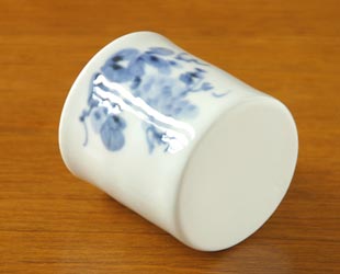 砥部焼・森陶房 ぶどうの筒湯のみ(小)