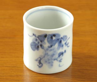 森陶房 ぶどうの筒湯のみ(小)
