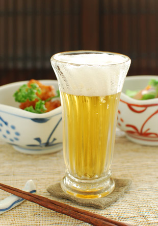 吹きガラス ひとくちビールグラス