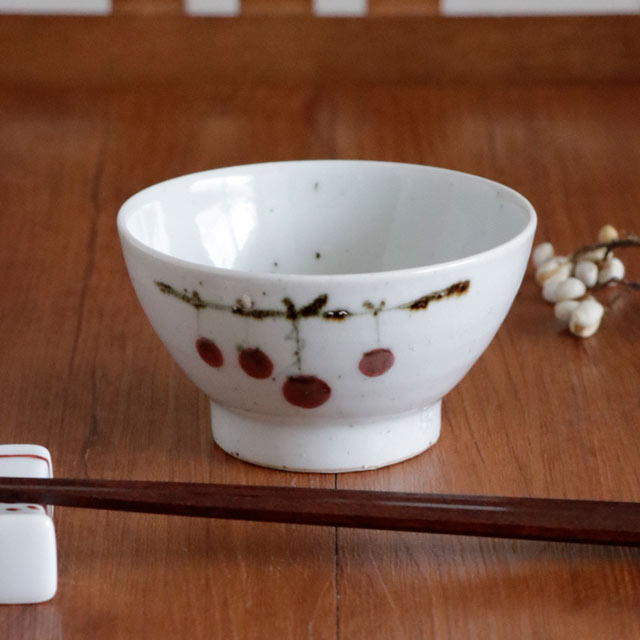 吊るし柿のくらわんか茶碗 全体