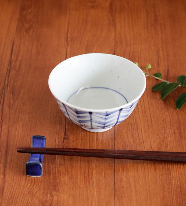 矢羽根の茶碗 全体