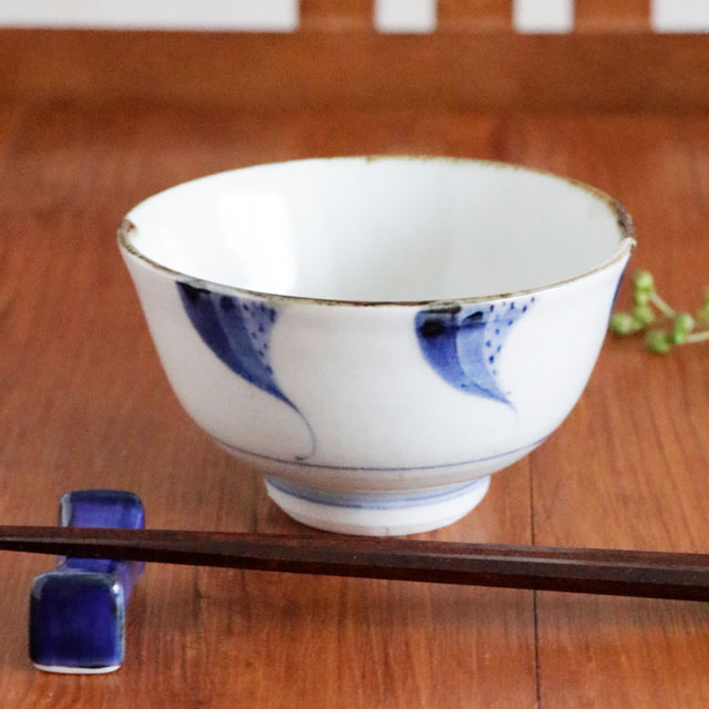 よろけ紋の茶碗 正面