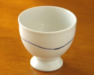 向井窯　白いフリーカップ