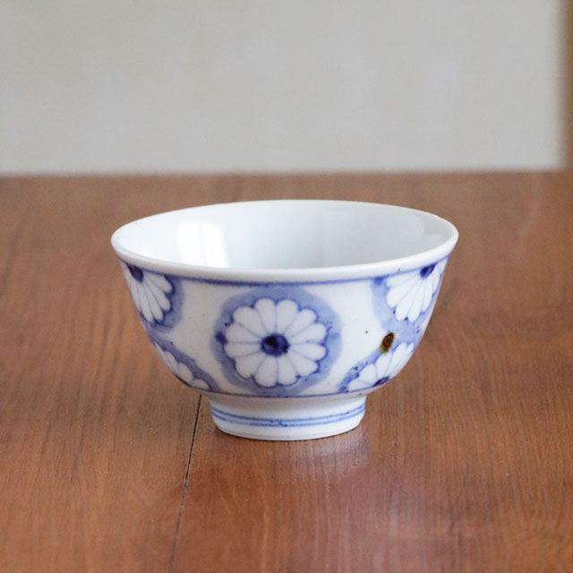 菊文の子供茶碗 正面