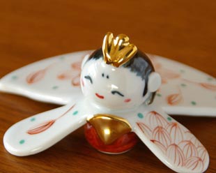 砥部焼・陶房遊の雛人形(大) お雛様