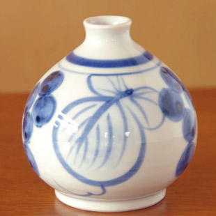 陶房遊 葡萄のぷっくり花器