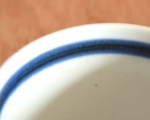 砥部焼・陶房遊 駒とびかんなのそばちょこ