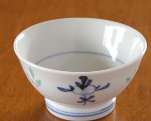陶房遊 花ちらしの茶碗(大)